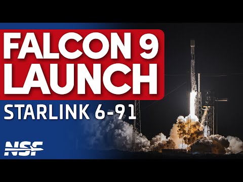 🚀 SpaceX Falcon 9 Launches Starlink 6-91 Mission