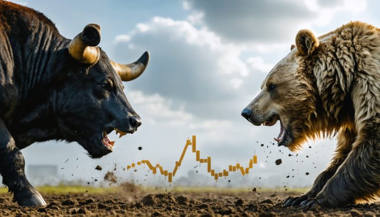 Bitcoínová tahací soutěž o 100 000 dolarů: Kdo zvítězí, býci nebo medvědi?